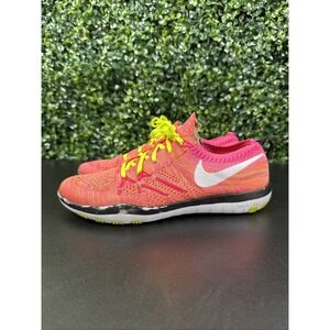 Nike Free TR Flyknit Women's Size 7 Pink Training Running Shoes
